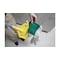 Rubbermaid Commercial 54" Mop and Broom Handles, 1" Dia, Gray/Yellow, Fiberglass FGH145000000 - alternate 4
